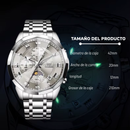 Reloj Multifuncional Fase Lunar