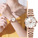 Reloj Elegante de Oro Rosa para Mujer