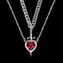 Collar de Corazón y Espada