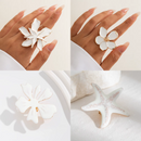 Anillo Blanco con 4 Formas