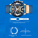 Reloj De Cuero Para Hombre