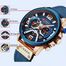 Reloj De Cuero Para Hombre