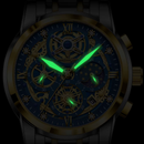 Reloj de cuarzo original de estilo hueco