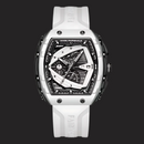 Reloj de Cuarzo de Lujo con Caja en Forma de Tonel