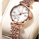 Reloj Elegante de Oro Rosa para Mujer